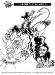 Screaming Soup Coloring Book Doctor Wolfula Bull&nbsp;Riding